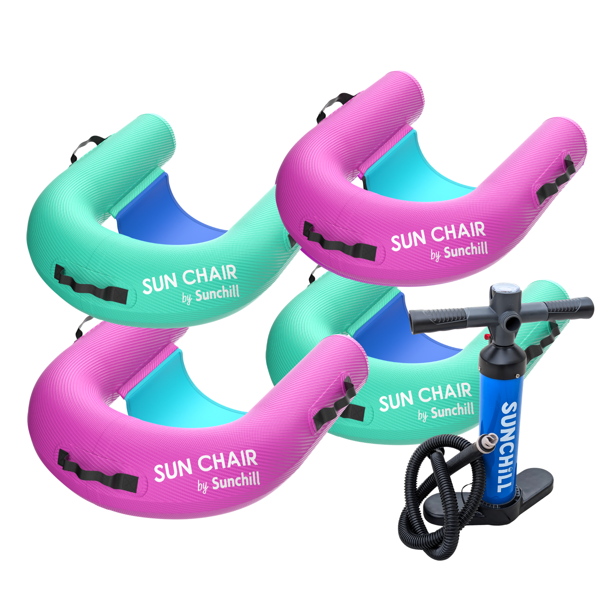SunChair: Set of 4 + Pump