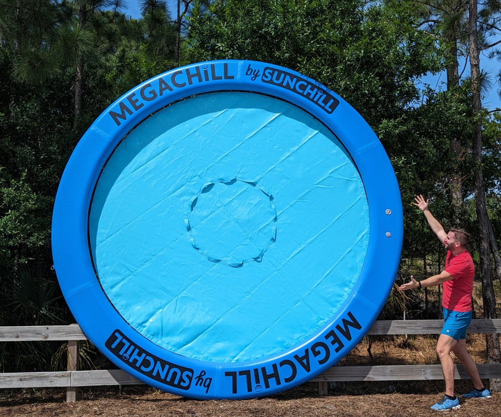 Mega Pool Float Shell Megachill | Large Water Floaty for Pools, Lakes, and Ocean Fun