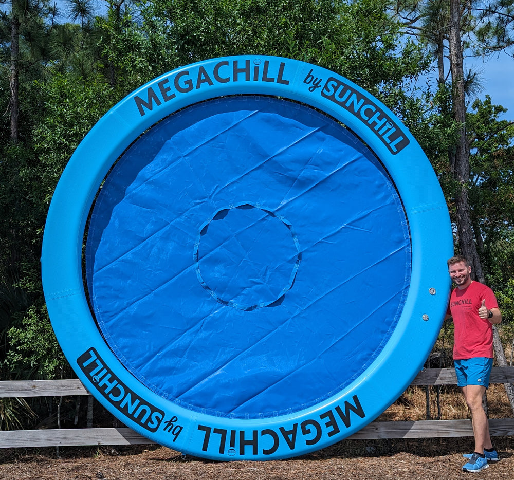 Mega Pool Float Shell Megachill | Large Water Floaty for Pools, Lakes, and Ocean Fun