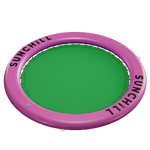 Load image into Gallery viewer, Purple Float Ring by Sunchill with Green Net
