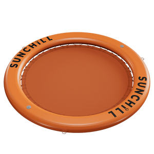 Sunchill Floaty with Orange Ring and Orange Net