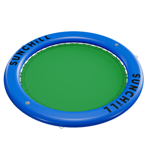 Sunchill Floaty with Blue Ring and Green Net
