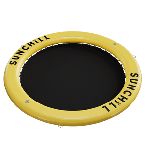 Yellow Sunchill Boat Float with Black Net