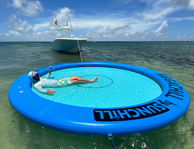 Mega Pool Float Shell Megachill | Large Water Floaty for Pools, Lakes, and Ocean Fun