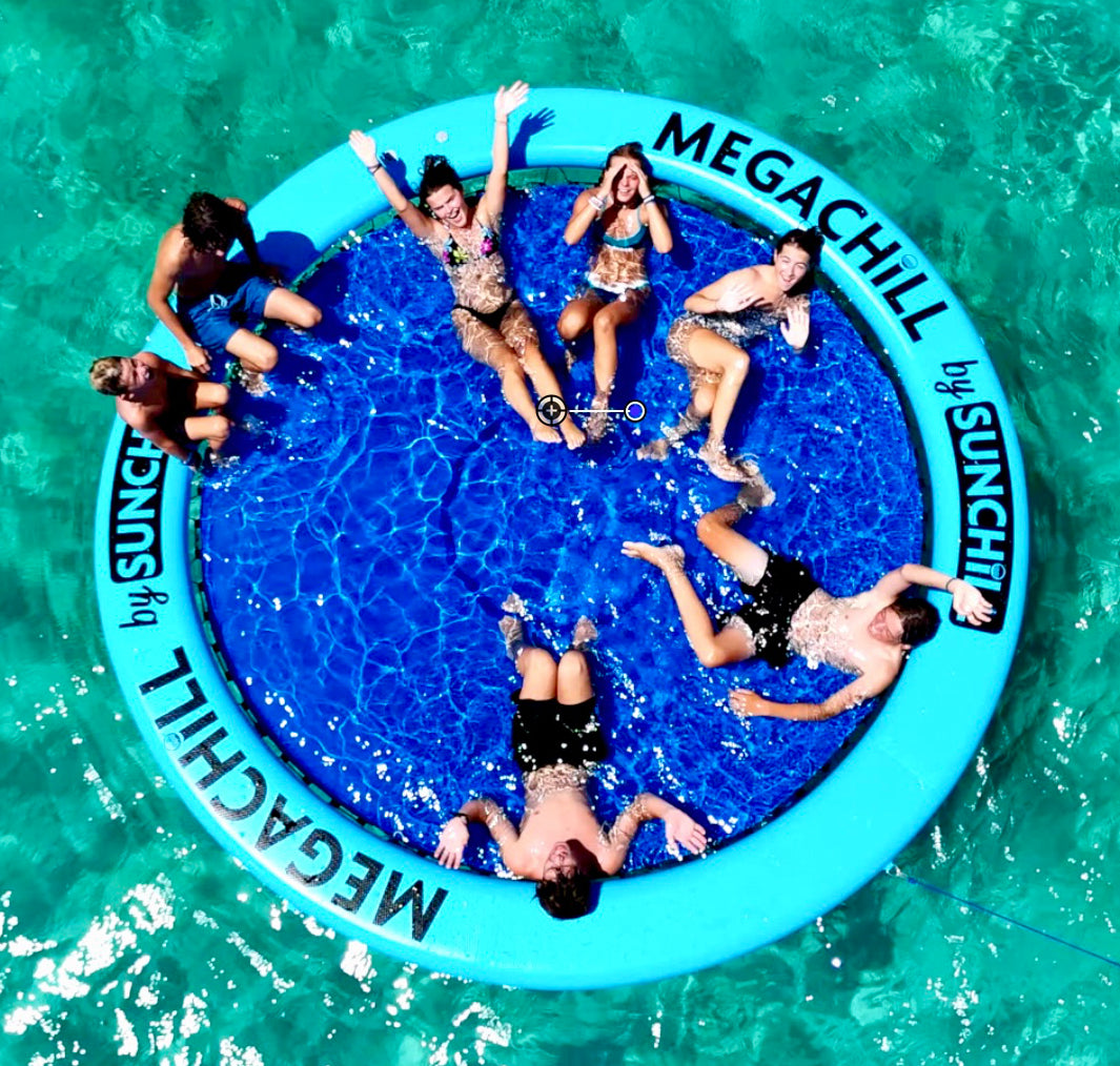 Mega Pool Float Shell Megachill | Large Water Floaty for Pools, Lakes, and Ocean Fun – Sunchill